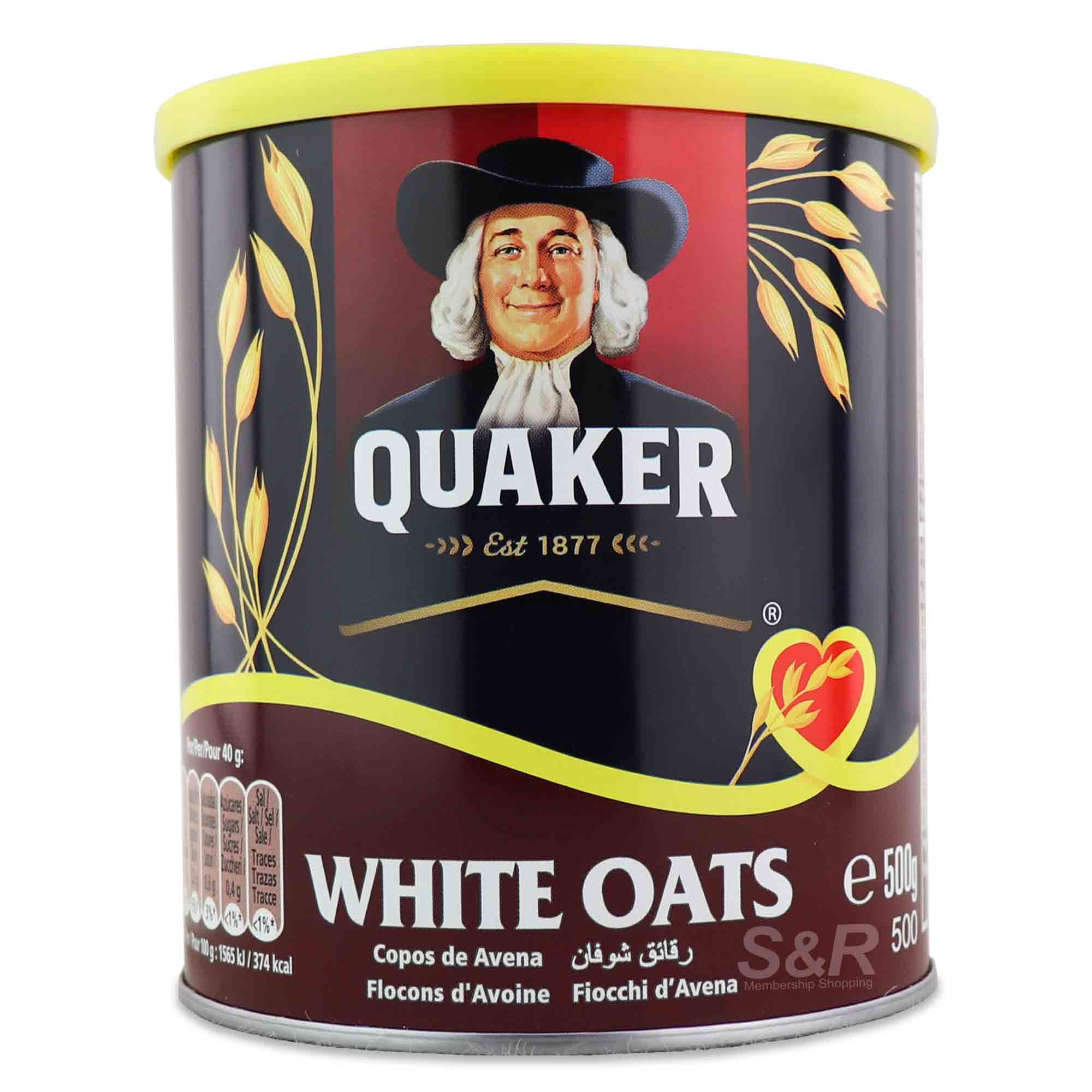 Quaker White Oats 500g Quaker White Oats 500g
